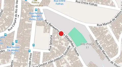 Mapa da localização