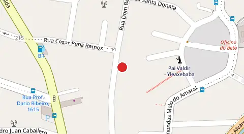 Mapa da localização