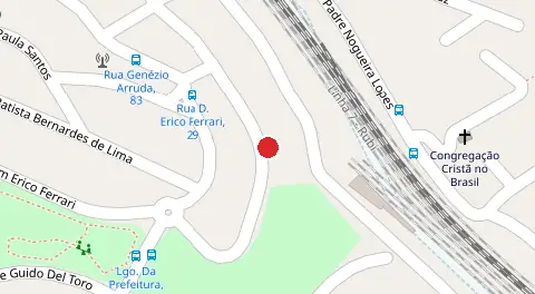Mapa da localização
