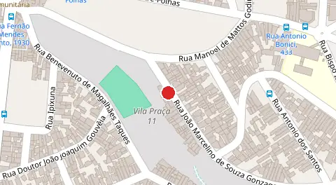 Mapa da localização