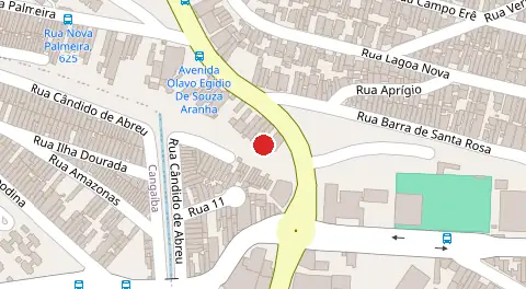 Mapa da localização