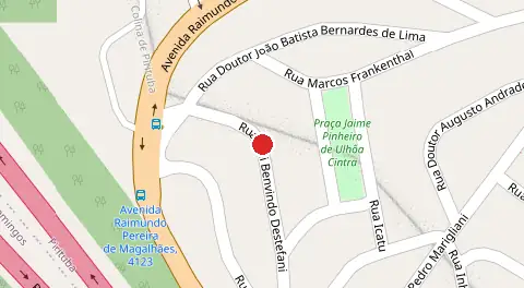 Mapa da localização