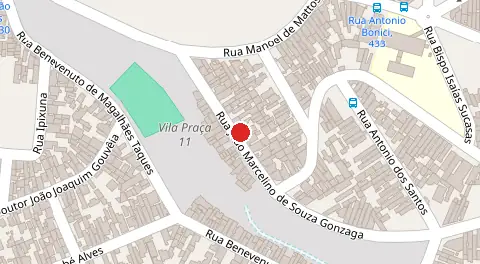 Mapa da localização