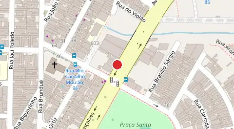 Mapa da localização