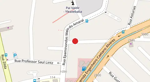 Mapa da localização