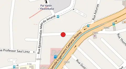 Mapa da localização