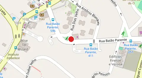 Mapa da localização