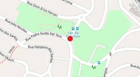 Mapa da localização