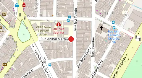 Mapa da localização