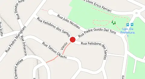 Mapa da localização