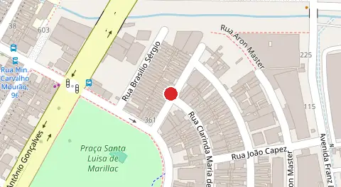 Mapa da localização