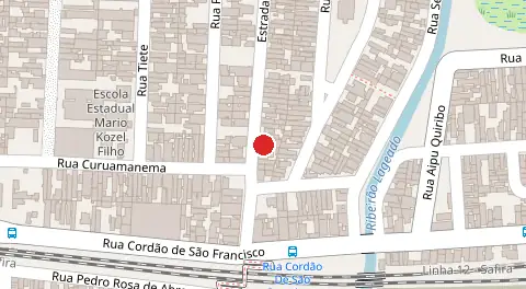 Mapa da localização