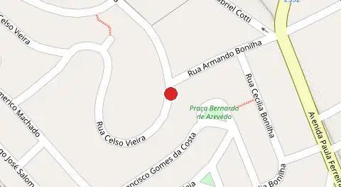 Mapa da localização