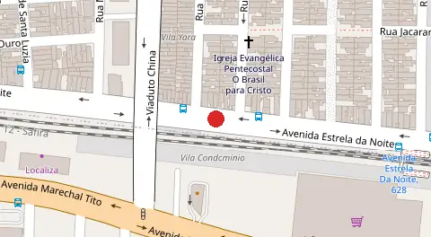 Mapa da localização