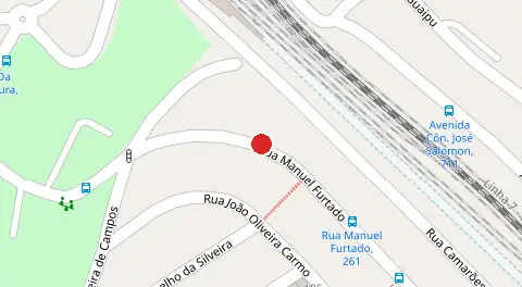 Mapa da localização