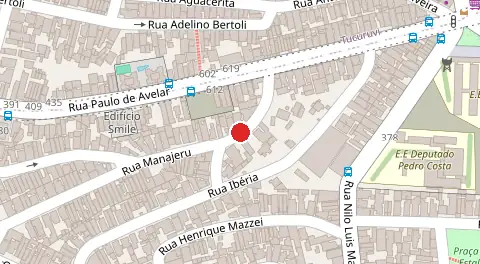 Mapa da localização
