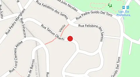 Mapa da localização