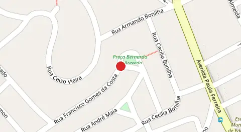Mapa da localização