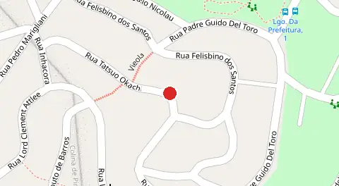 Mapa da localização
