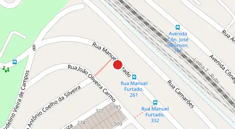 Mapa da localização