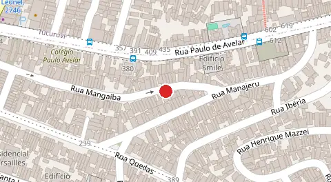 Mapa da localização