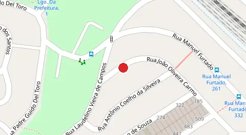 Mapa da localização