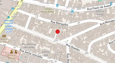 Mapa da localização