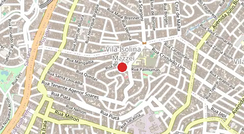 Mapa de Vila Isolina Mazzei