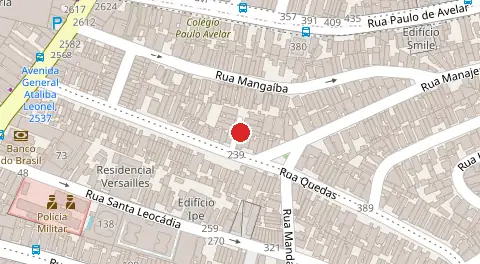 Mapa da localização