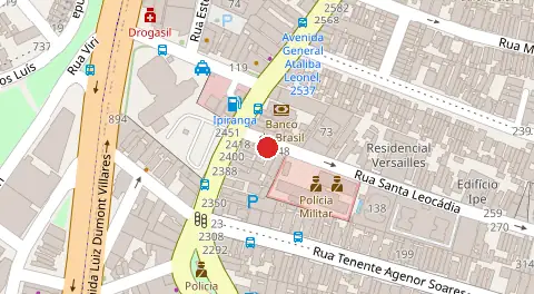Mapa da localização