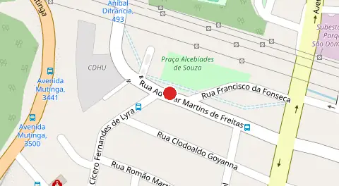 Mapa da localização