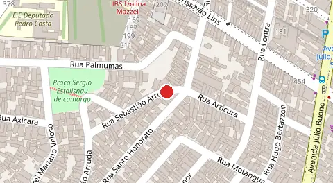 Mapa da localização