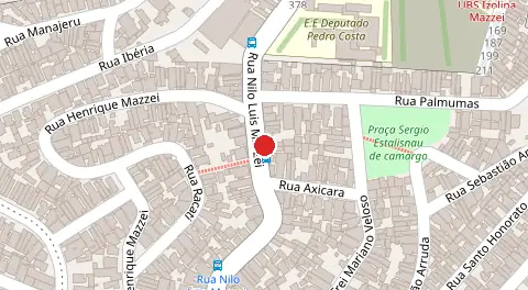 Mapa da localização