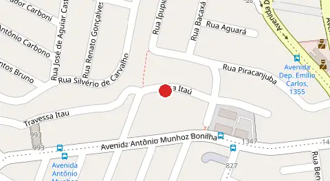 Mapa da localização
