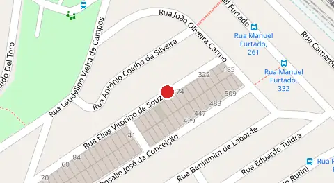 Mapa da localização