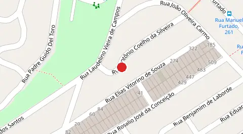 Mapa da localização