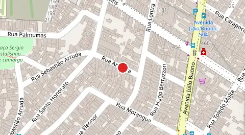 Mapa da localização