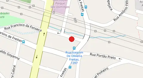 Mapa da localização