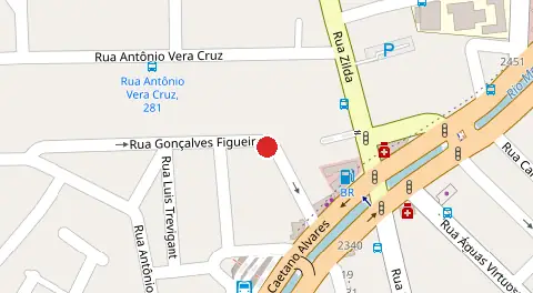 Mapa da localização