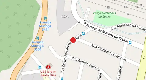 Mapa da localização