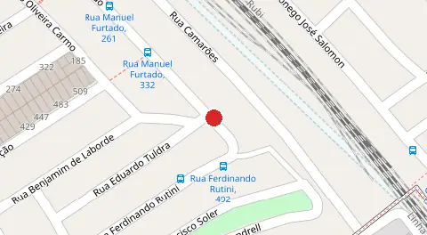 Mapa da localização
