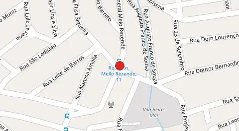 Mapa da localização
