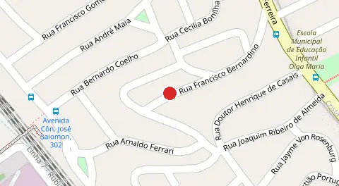 Mapa da localização