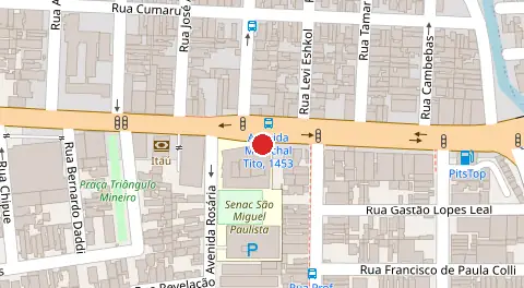 Mapa da localização