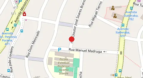 Mapa da localização