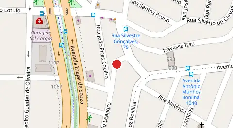 Mapa da localização