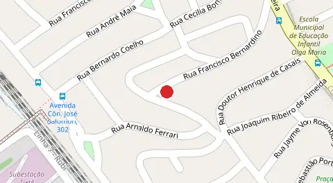 Mapa da localização