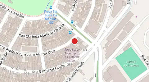 Mapa da localização