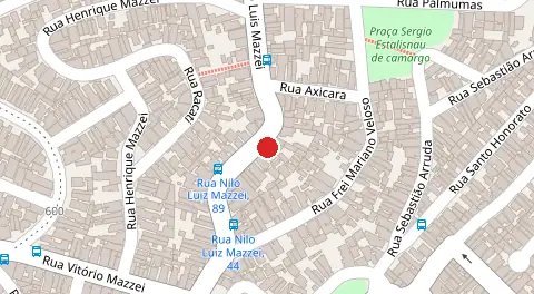Mapa da localização