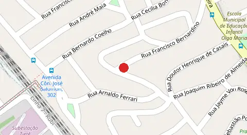 Mapa da localização